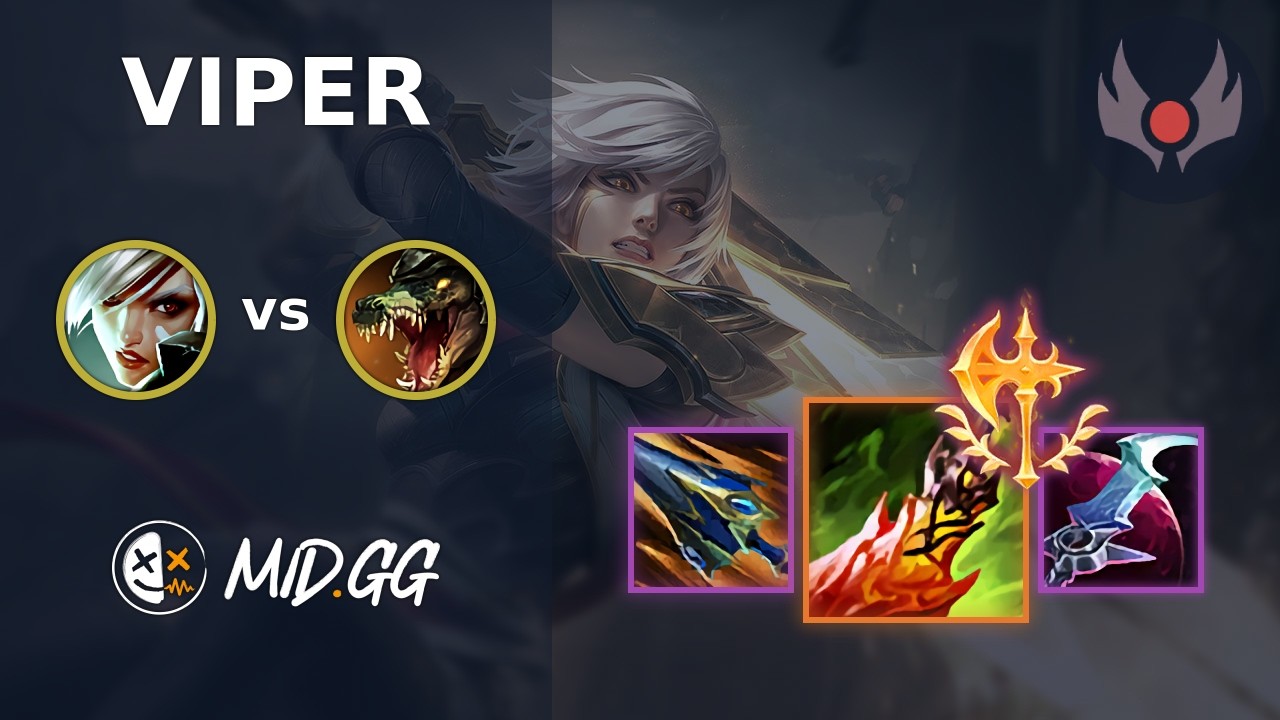 MID.GG: [ Viper ] Riven TOP vs Renekton | NA GRANDMASTER | LOL Season 2026