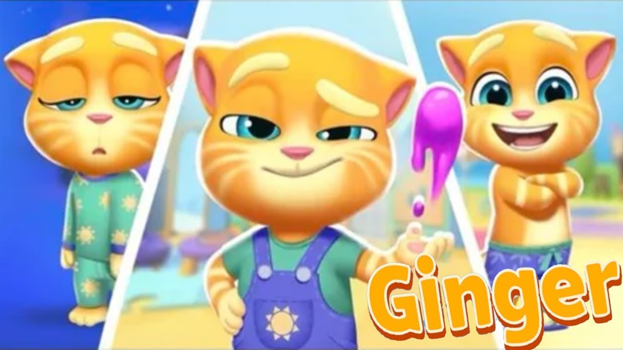 Джинджер наконец-то разблокирована — новое рождественское обновление My Talking Tom Friends 2. Вс...