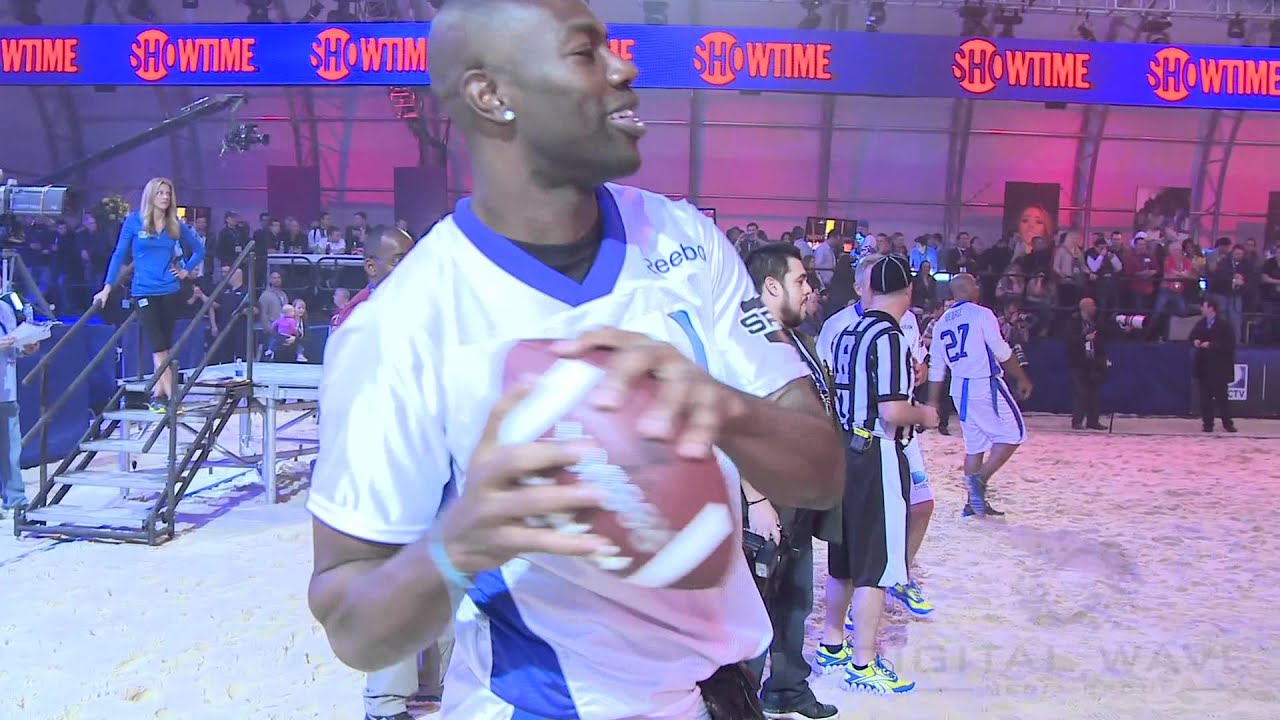 Nina Dobrev Plays Some Football at Celebrity Beach Bowl