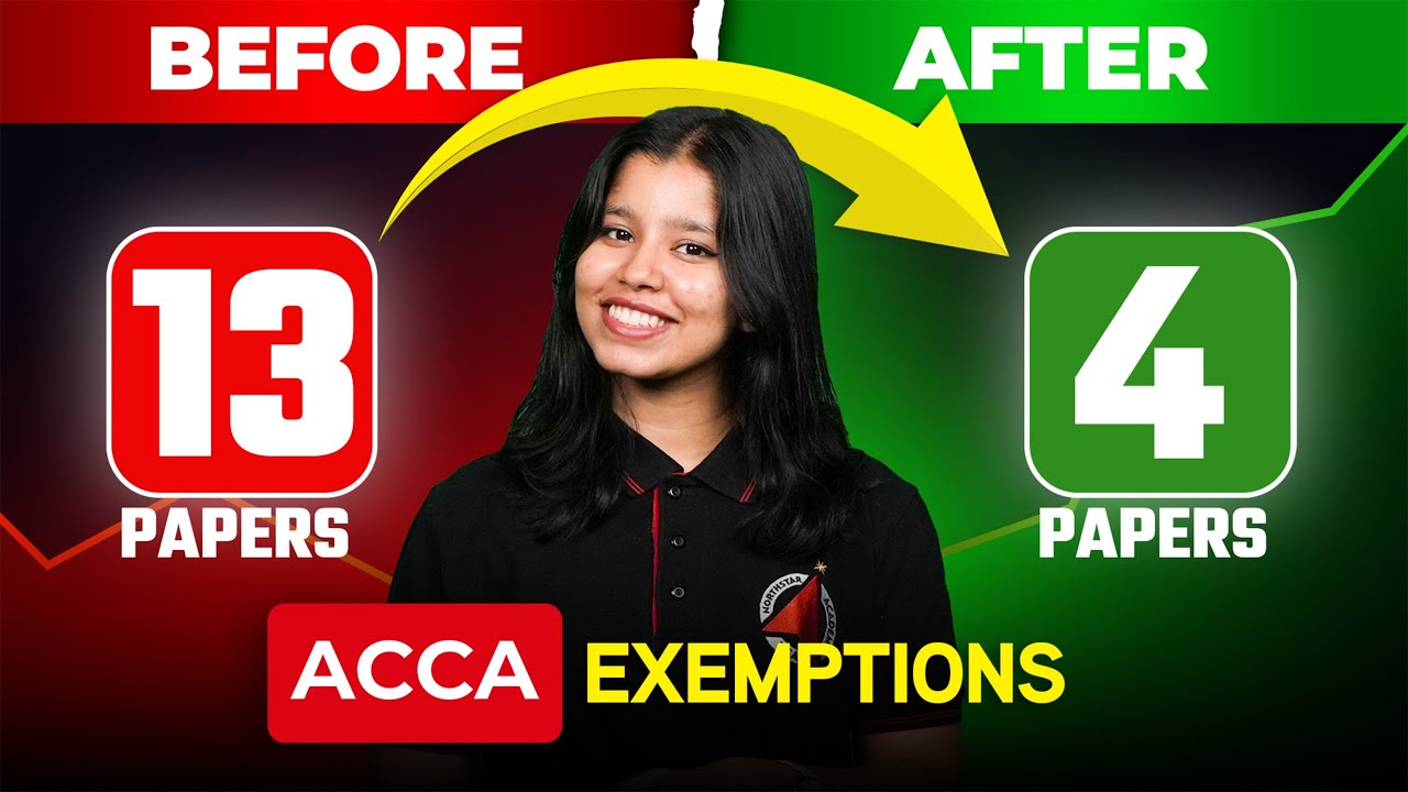ACCA Exemptions 2026 Explained | B.Com, BBA, MBA, CA , How Many Papers to Skip?