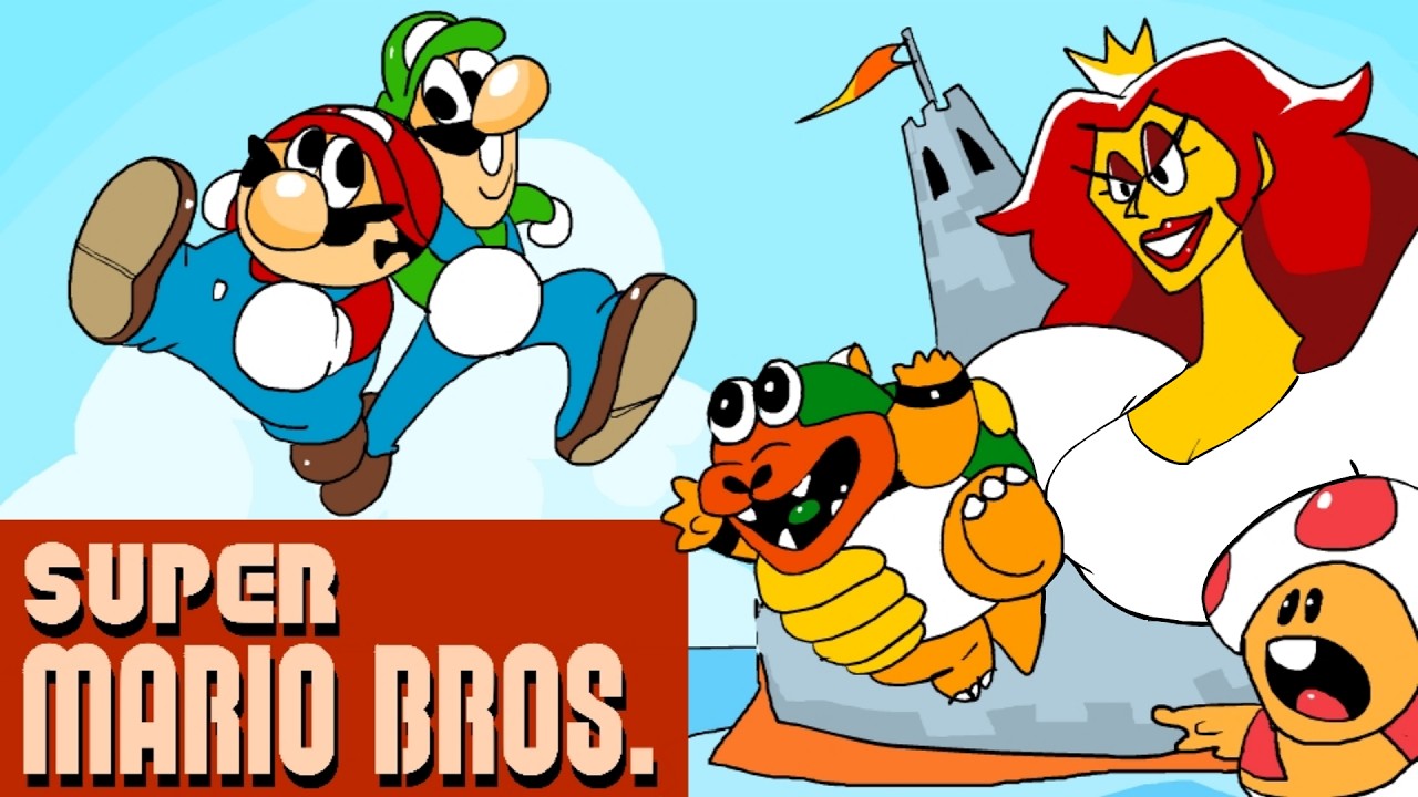 Super Mario Bros. in 40 years ANIMATED