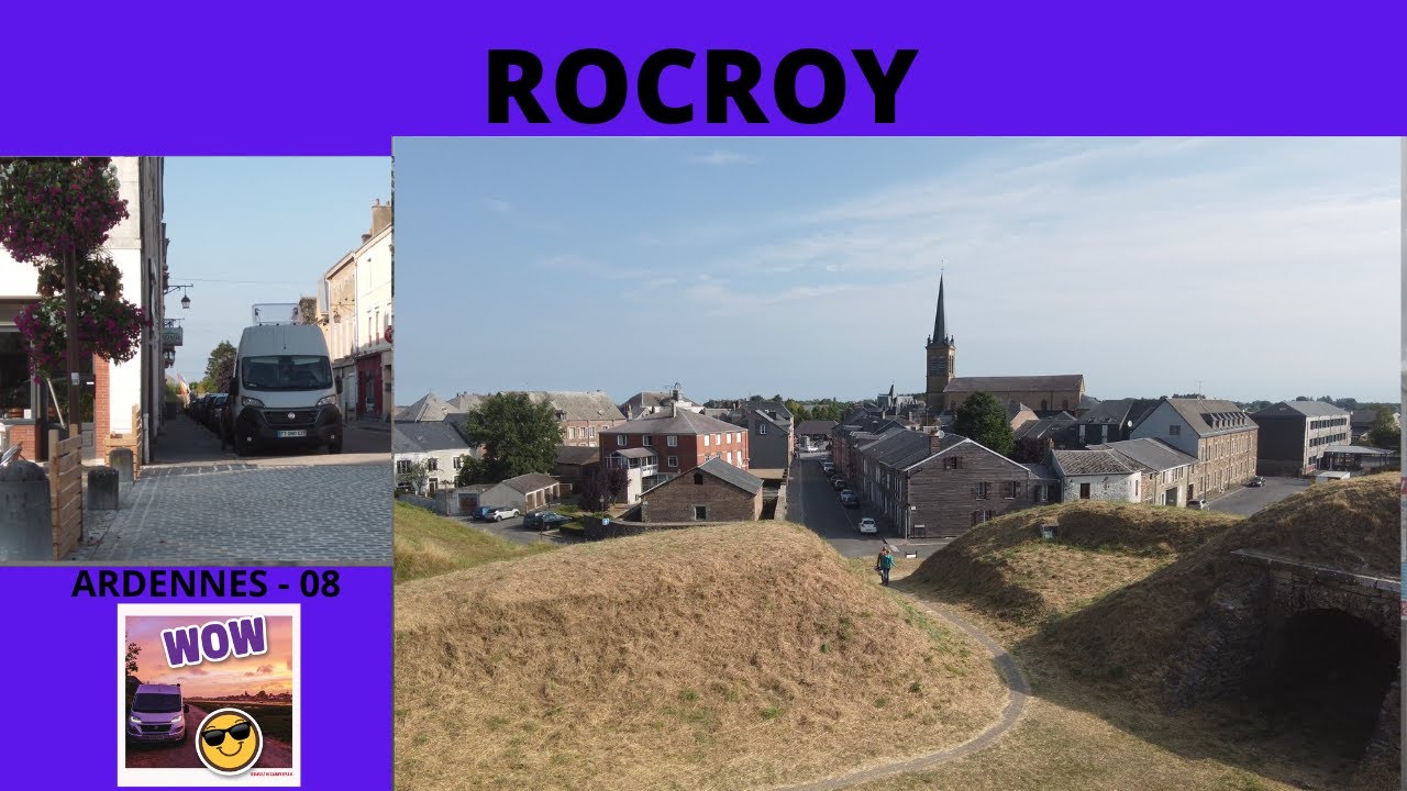#ROCROY , village fortifi&eacute; &agrave; disposition unique, Ardennes, en #fourgonam&eacute;nag&eacute;