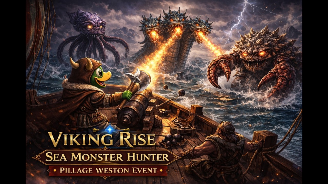 @viking_rise  Monster Hunter Event