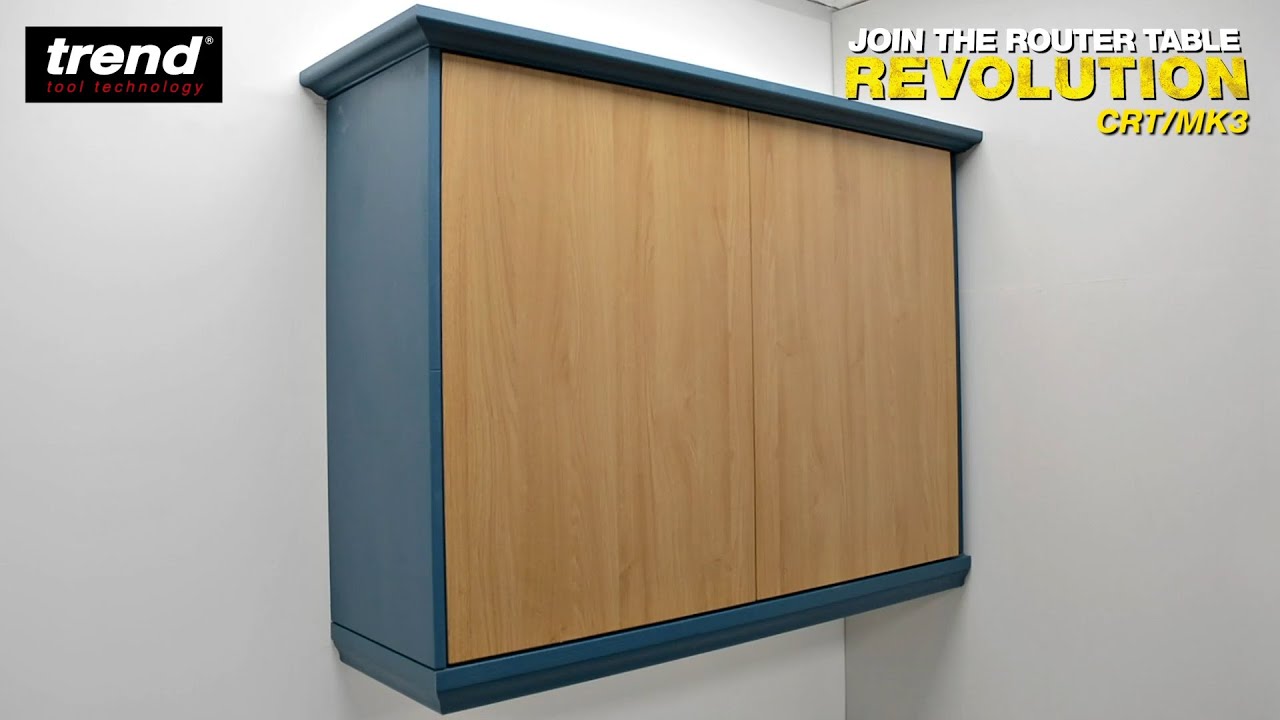 Creating a kitchen cupboard cornice | CRT MK3 Portable Benchtop Router Table