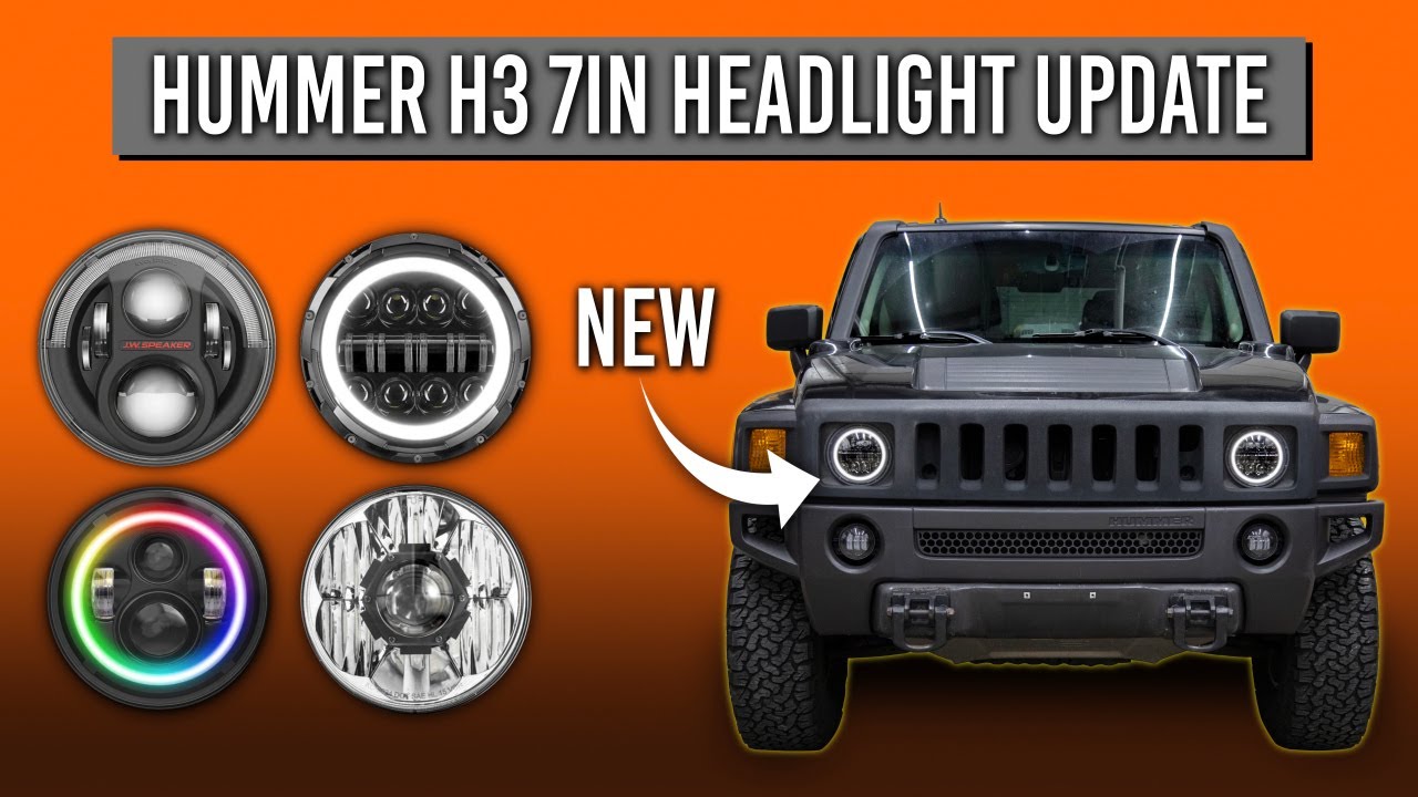 Hummer H3 7in Jeep Headlight Updates!