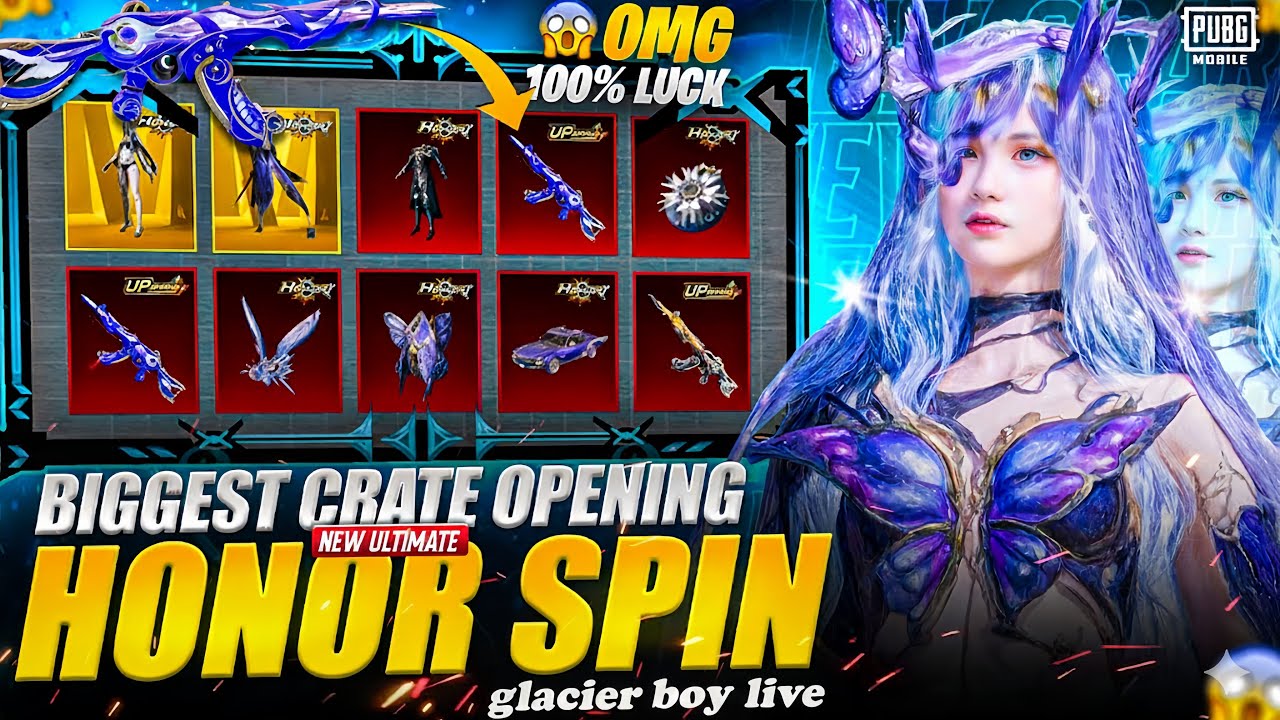 50,000 UC Crate Opening 😱 | NEW HONOR CRATE + THE HERMIT&rsquo;S BLESSING OPENING | BGMI
