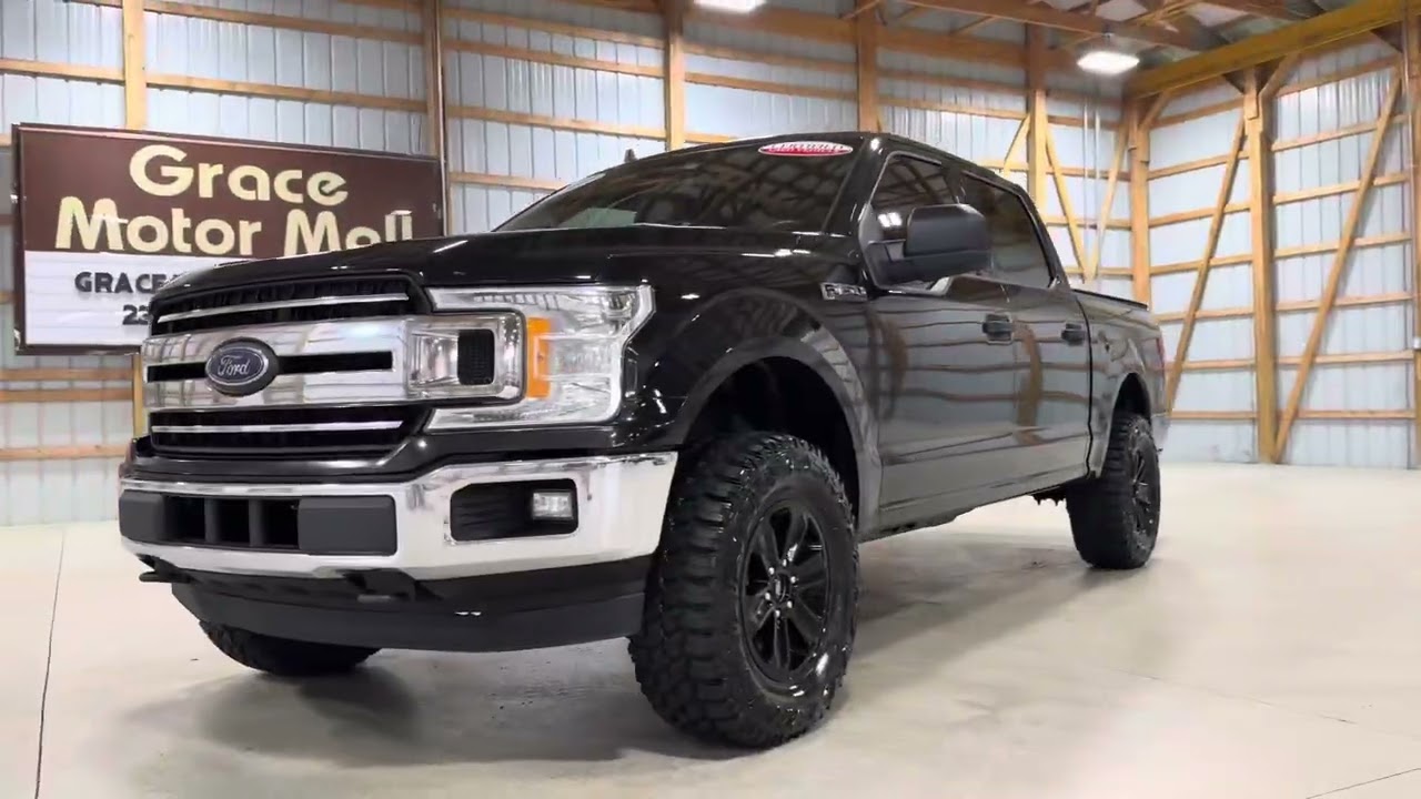 2019 Ford F-150 Leveled On 33s! #gracemotormall #leveledtruck #trucksforsale