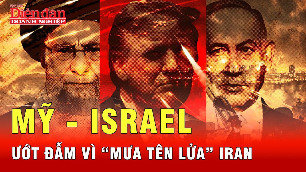 Tiết lộ chiến thuật “mưa phùn” tên lửa, UAV Iran dội Mỹ-Israel | Tin tức 24h