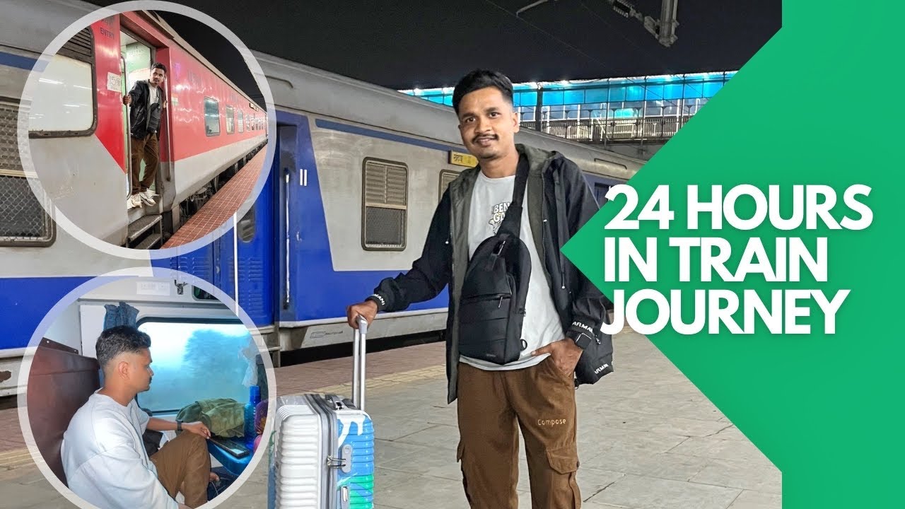 24 Hours in Train Journey || Chandigarh To Khandwa in 3rd Ac