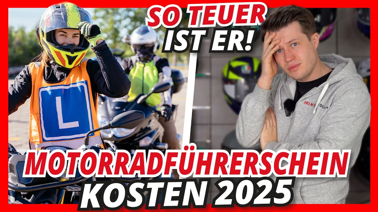 DAS KOSTET DER MOTORRADFÜHRERSCHEIN 2025 🏍️🤯 [A1, A2, A, Aufstieg A1 ➡ A2]