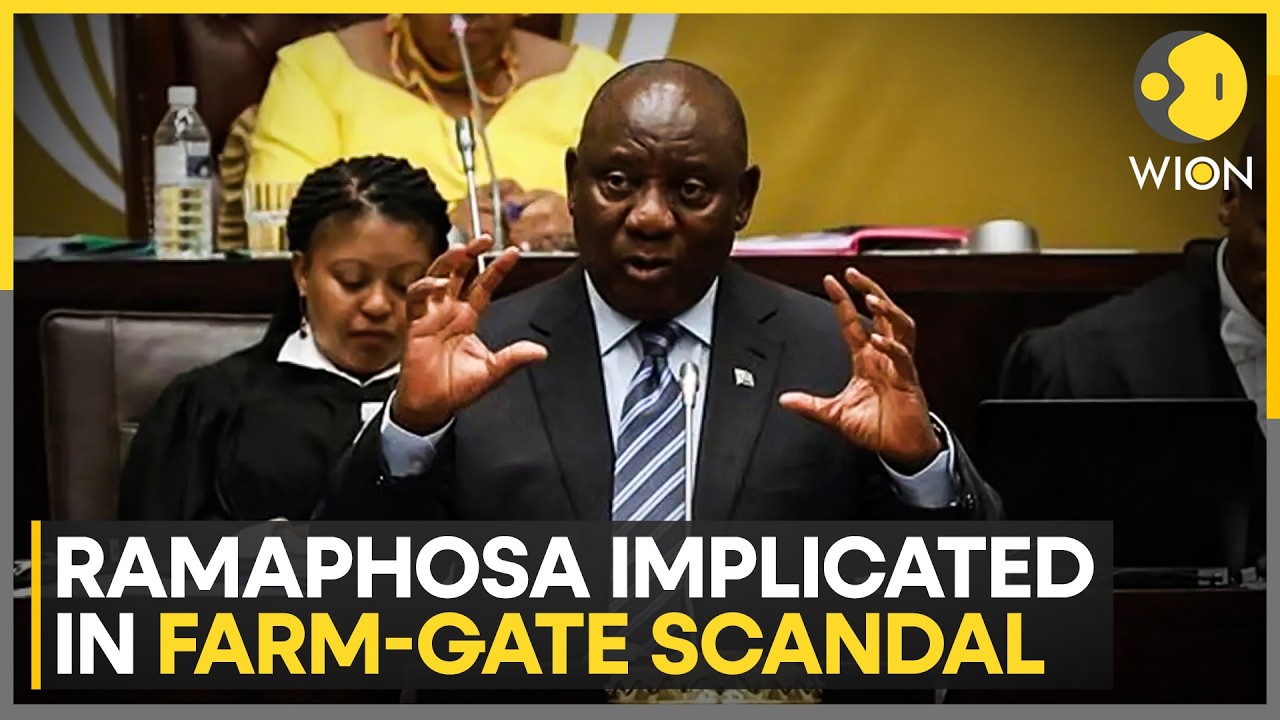 Farmgate Scandal Explained: Cyril Ramaphosa & the Phala Phala Cash Theft | WION