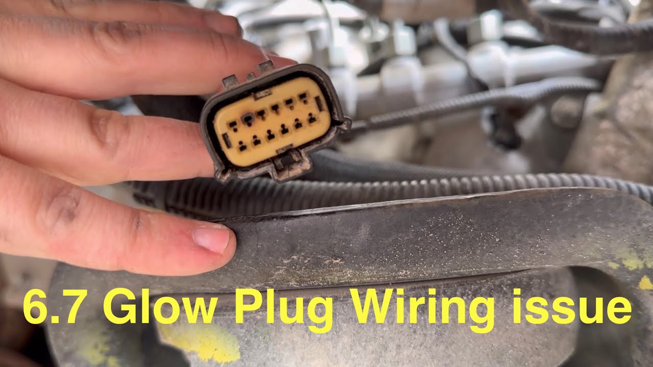 6.7 Glow Plug wiring troubleshooting