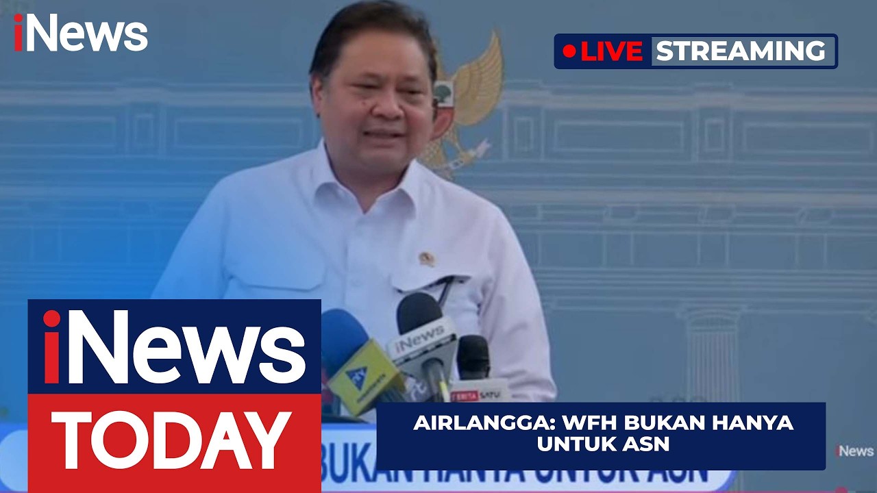 🔴LIVE | Airlangga: WFH Bukan Hanya untuk ASN | iNews Today 20/3