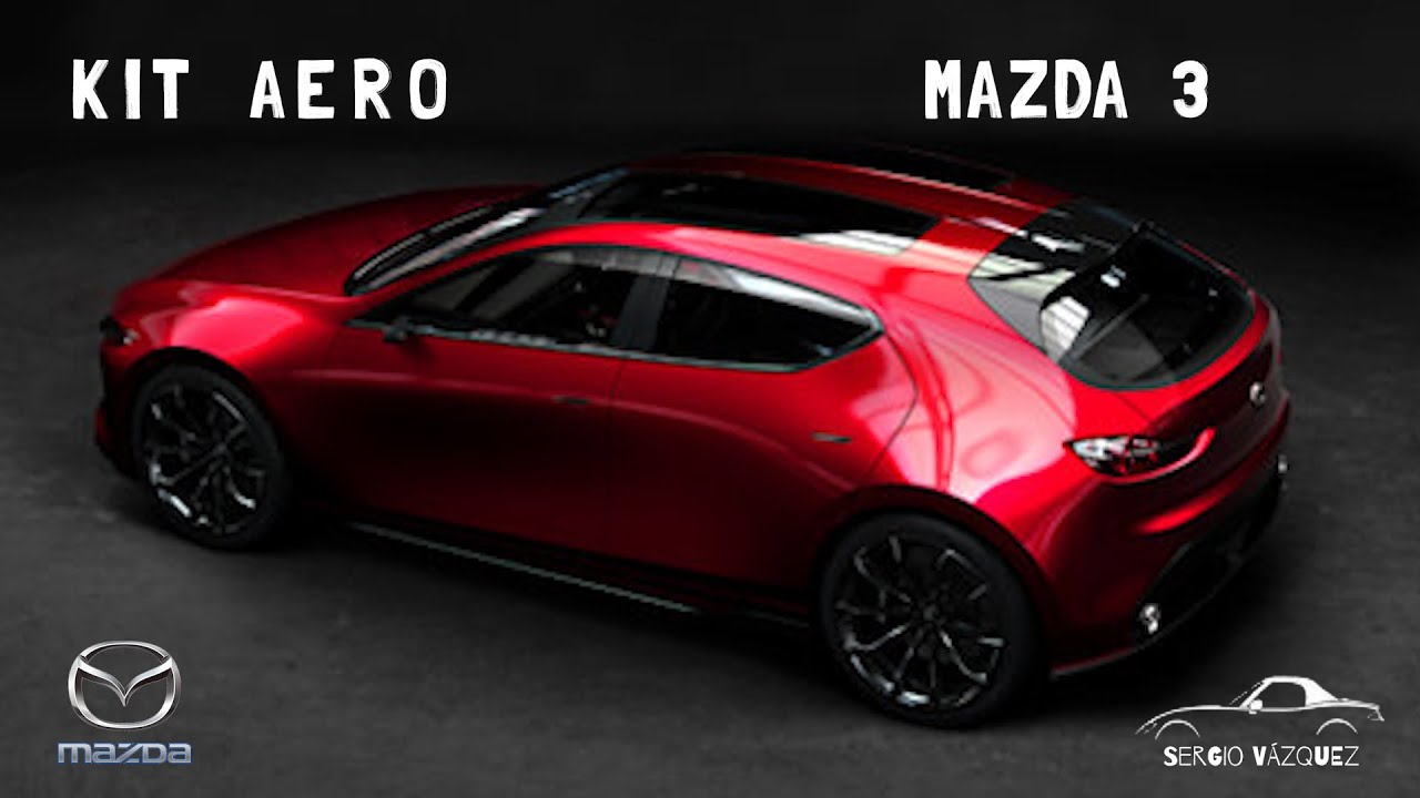 KIT AERODINAMICO NUEVO MAZDA 3 / REVIEW - EN DETALLE / SKYACTIV-X 186CV SOUL RED