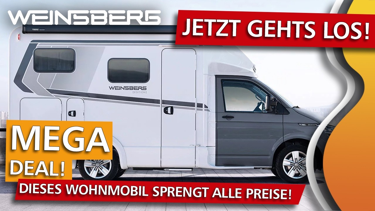 Das günstigste Wohnmobil Europas: WEINSBERG X-CURSION VAN 500 MQ Edition Pepper mit MEGA Rabatt! 🔥🔥🔥