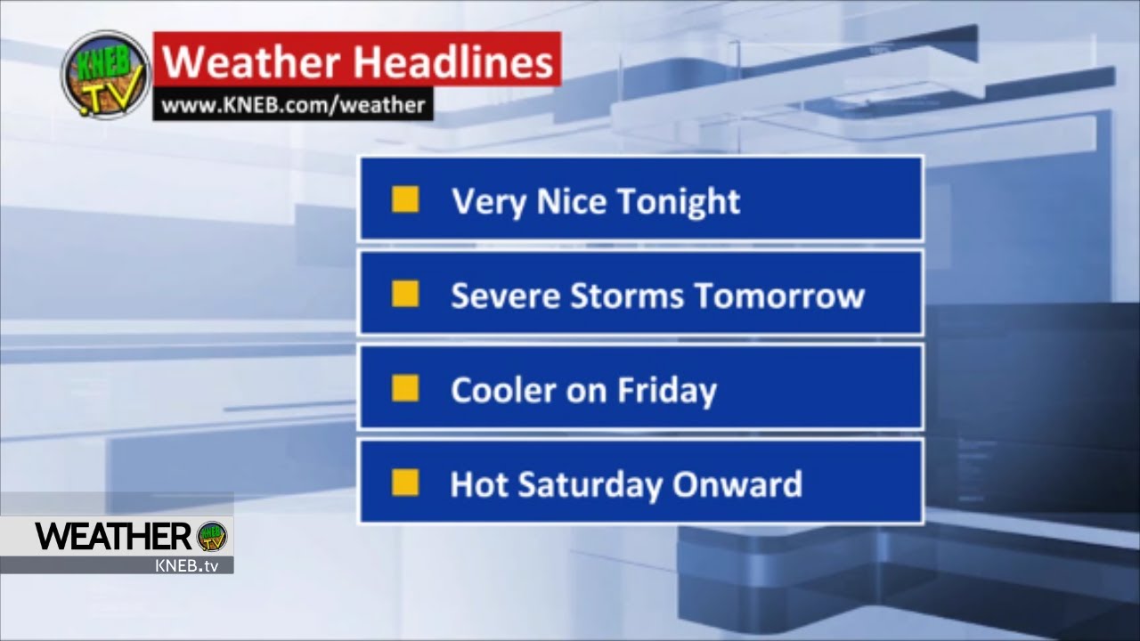 Wednesday Evening Forecast- June 9, 2021