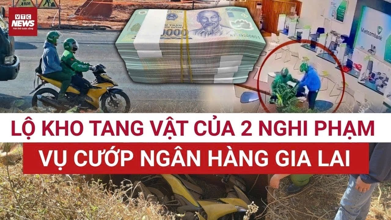 CẬP NHẬT vụ cướp ngân hàng tại Gia Lai: Thu giữ 4 khẩu súng, lộ kho tang vật của 2 nghi phạm