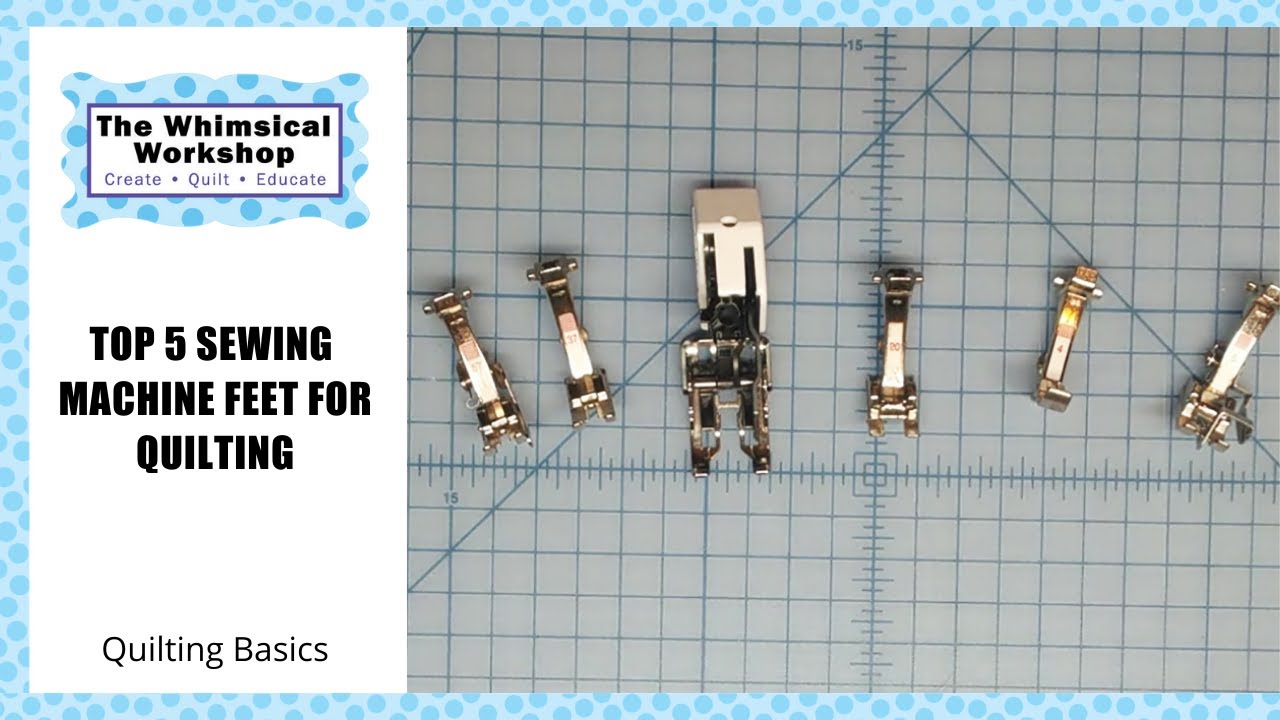 Top Five Sewing Machine Feet for Quilting | Heidi Pridemore
