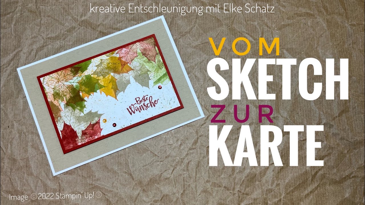 Inspiration Kartensketch - Stampin' Up!®