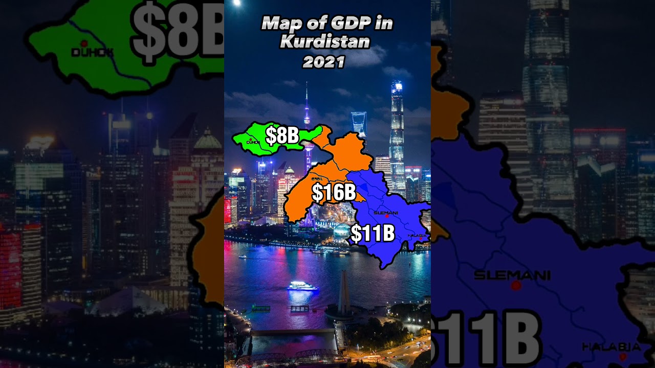 Map for GDP in Kurdistan #kurdistan #gdp #کوردستان #50subs #shorts #subscribe #trending #trend #fyp
