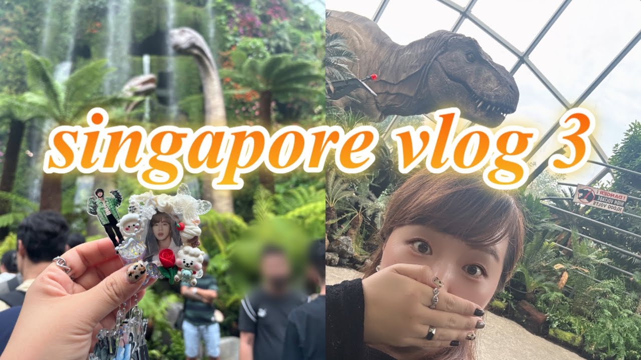 [아미로그] [Vlog] 💜아미의 일상 ㅣ 🇸🇬싱가포르 Jin🐹뮤비 촬영지 ㅣ 🌳클라우드 포레스트🌴ㅣ 🦖쥬라기 월드 ㅣ 싱가포르 여행 마지막 이야기 ㅣ 🐧키펭귄 해방일지(3)