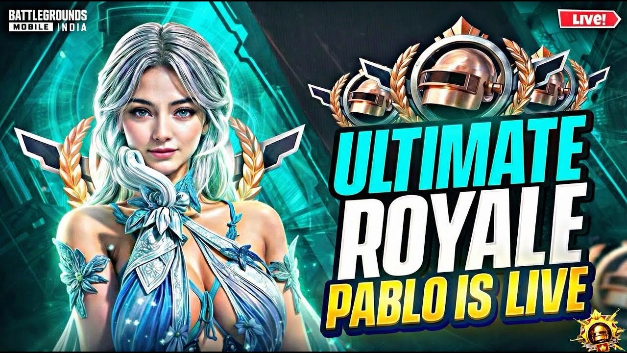 LEGEND RANK PUSH IN ULTIMATE ROYALE | BGMI LIVE PABLO IS LIVE | #bgmi
