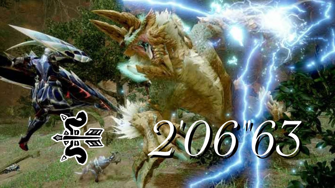 【MHRise:SB】烈禍襲来:超速電導 ジンオウガ 火事場連射弓 2'06