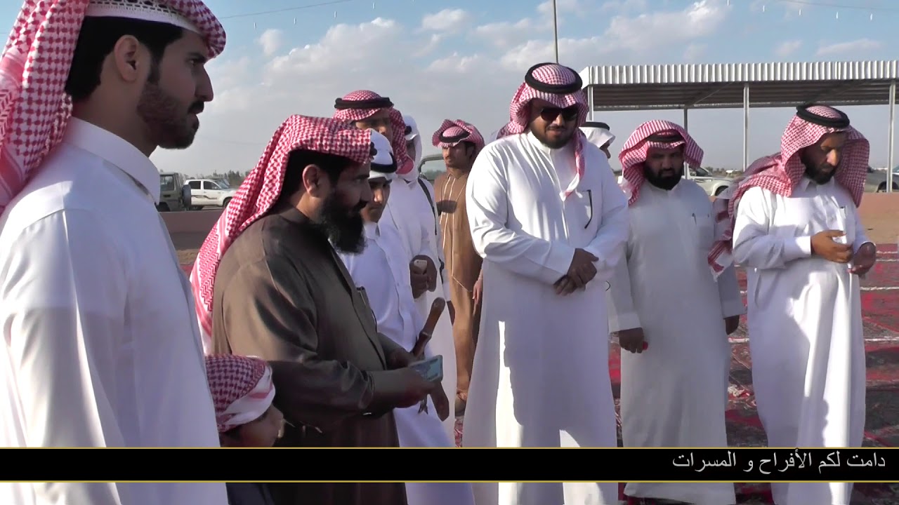 اقبالة علي ابن مسعود ابن عليان في حفل زواج الاستاذ/حمد بن ناصر بن شداد ال فطيح