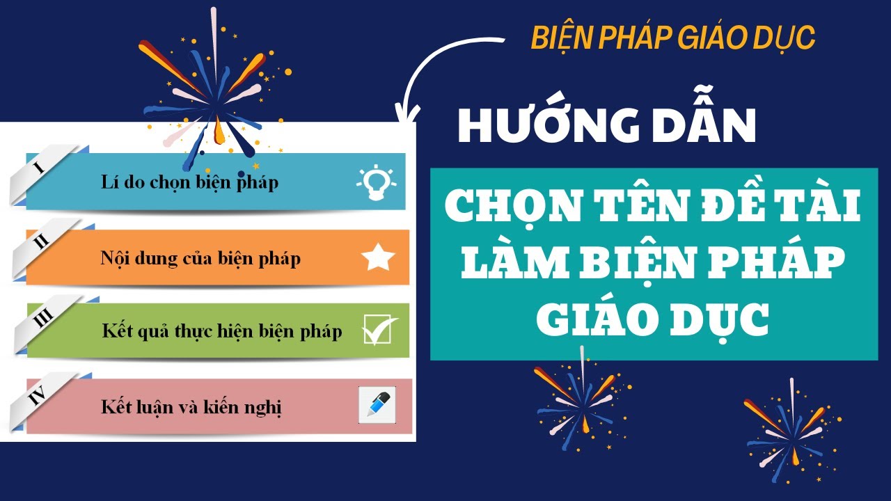 Hướng dẫn chọn tên biện pháp thi giáo viên dạy giỏi