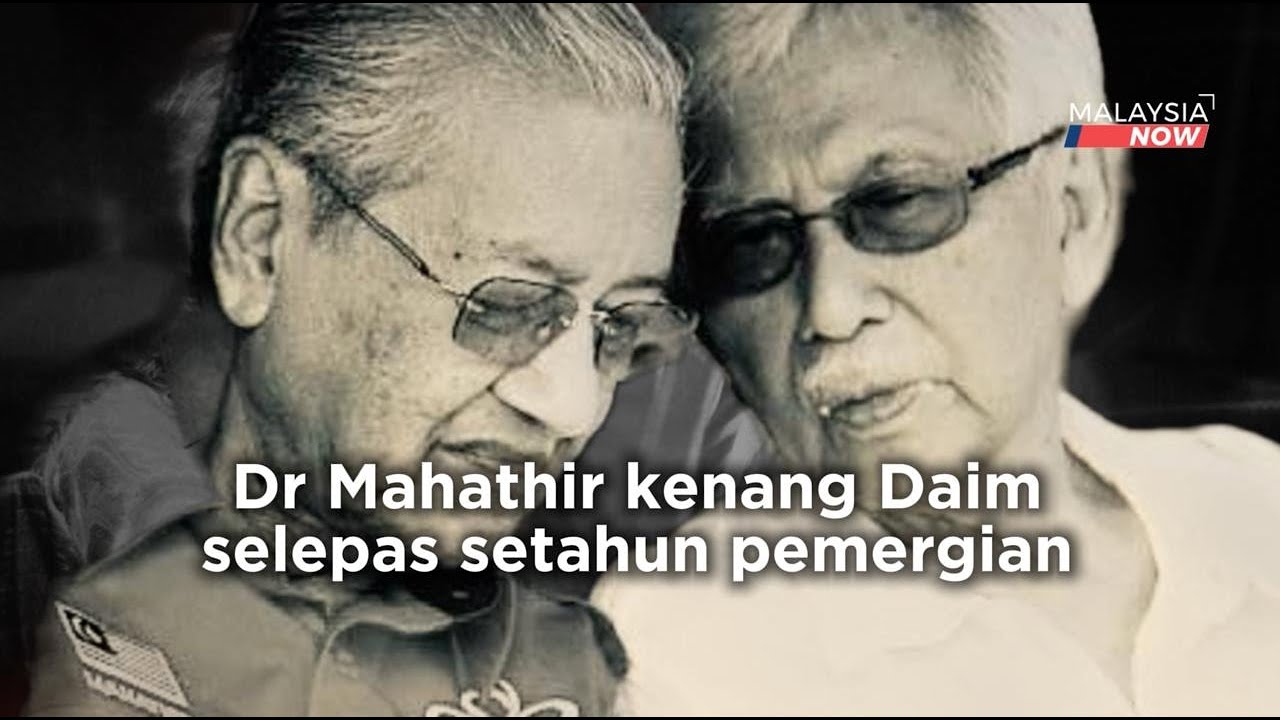 Dr Mahathir kenang Daim selepas setahun pemergian