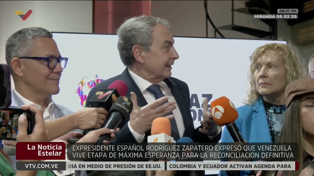 Rodríguez Zapatero se reunió con programa para la paz y la convivencia democrática