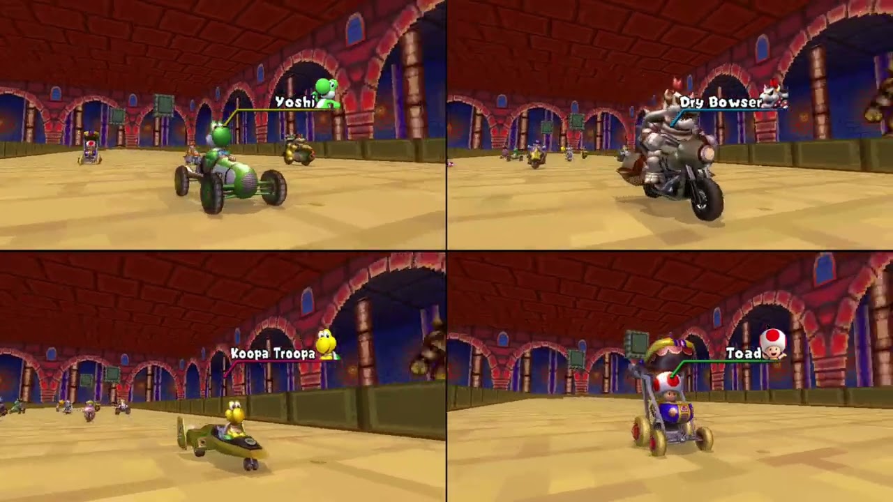 Mario Kart Wii Custom Tracks ✦ 4 Players 