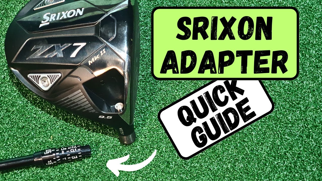 Srixon ADAPTER How To Adjust Srixon ZX7 MK2 Driver