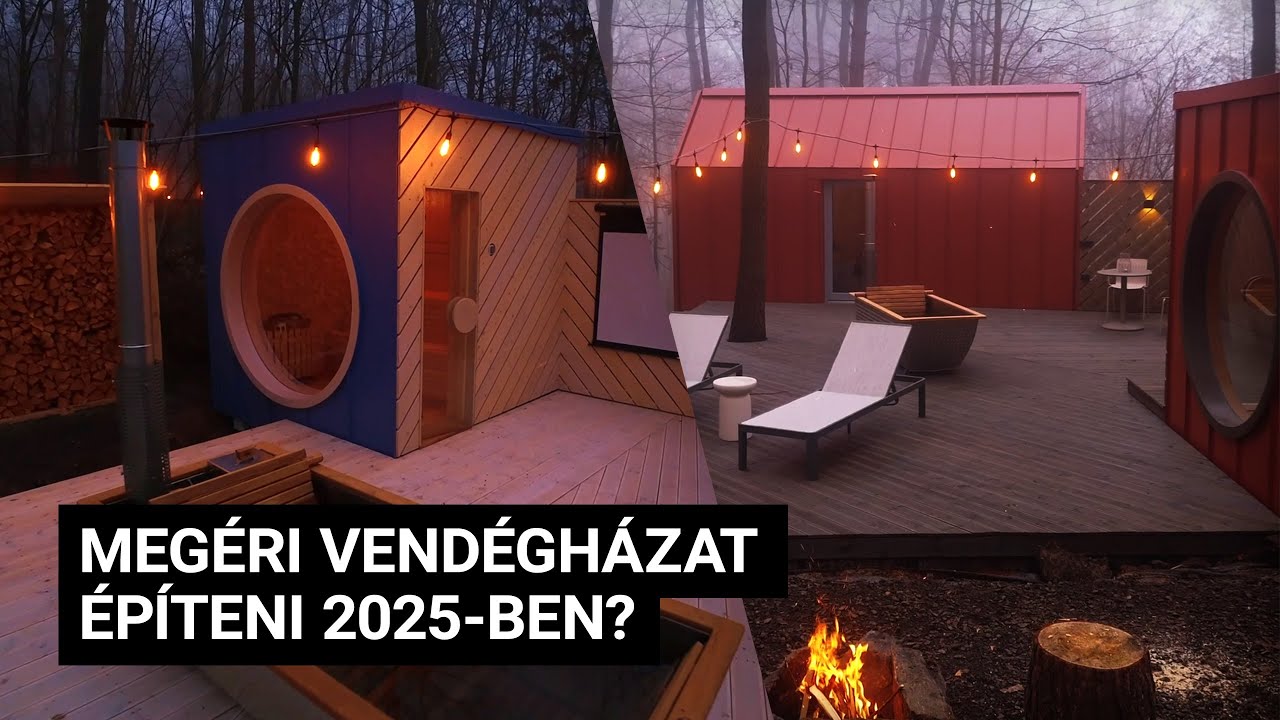 Vendégházat építenél? 5 év tapasztalata a Kabinkák mögött.