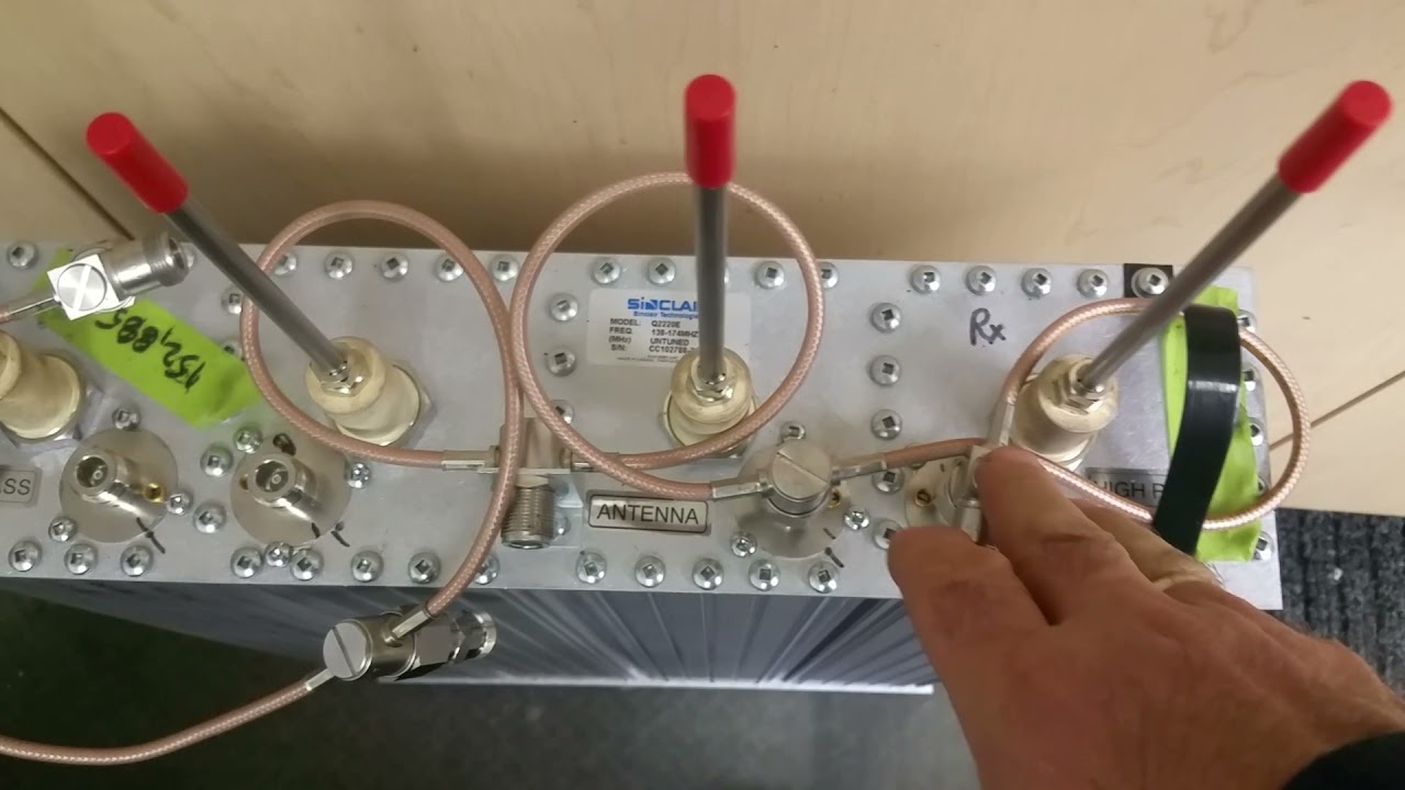 Настройка дуплексера Res-lok Sinclair Q2220E без сетевого анализатора.