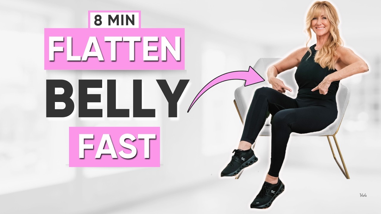 Too Tired to Exercise? Burn Belly Fat With These 8 Seated Abs Exercises!