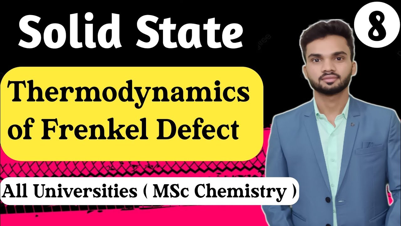 Thermodynamics of Frenkel Defect I Solid State I MSc 3rd Semester