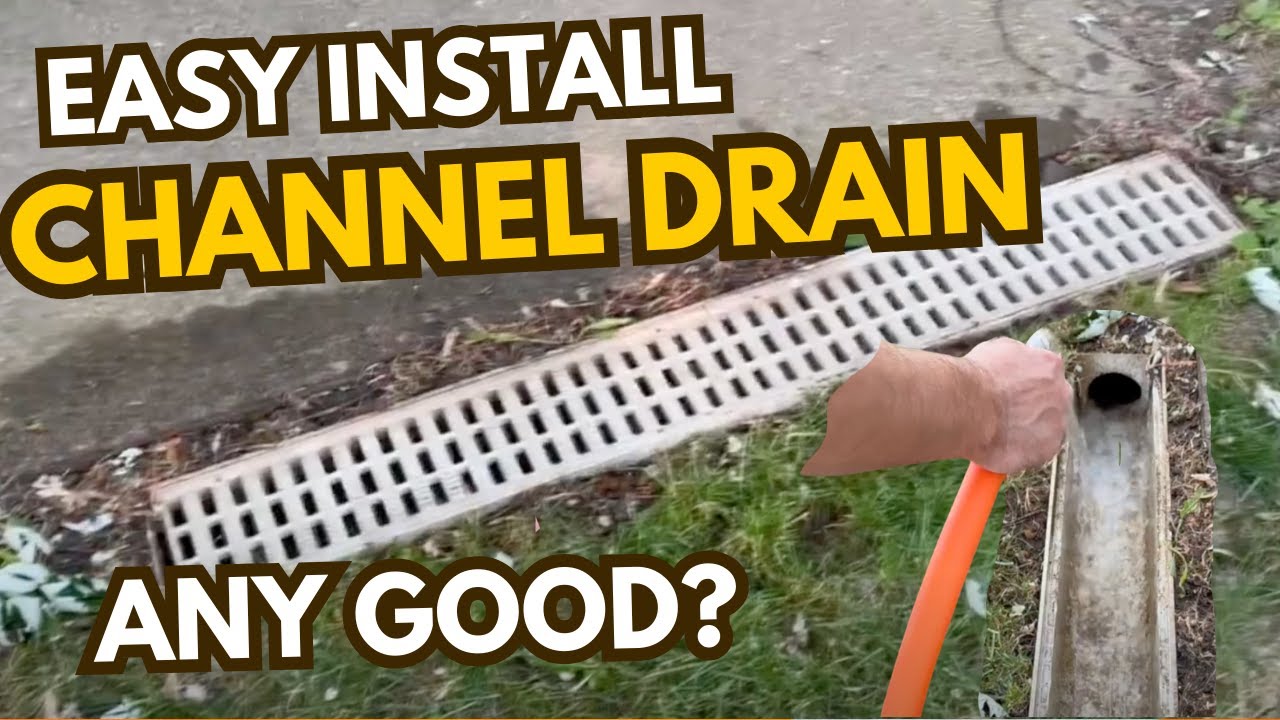 Channel Drain - Easily Drain Water With The NDS Pro Series Channel Drain Kit