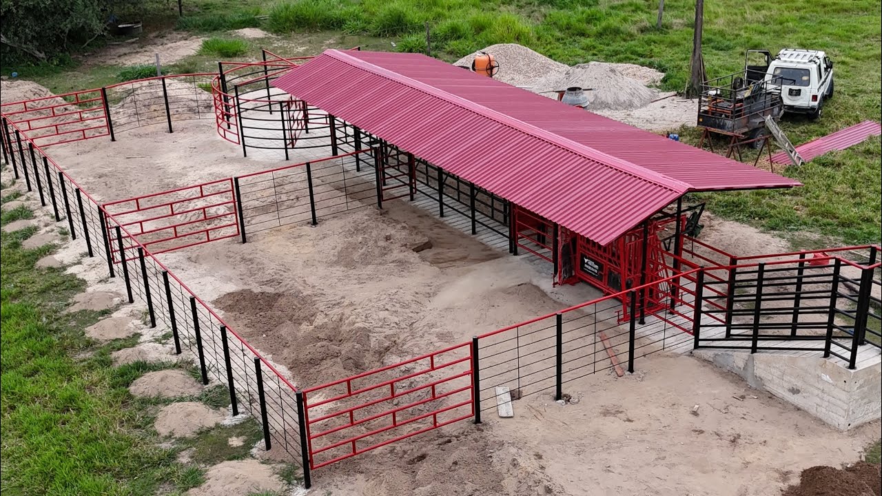Corral ganadero #corral #construction #ganaderia #proyecto #fabrication #video #videos #youtube 