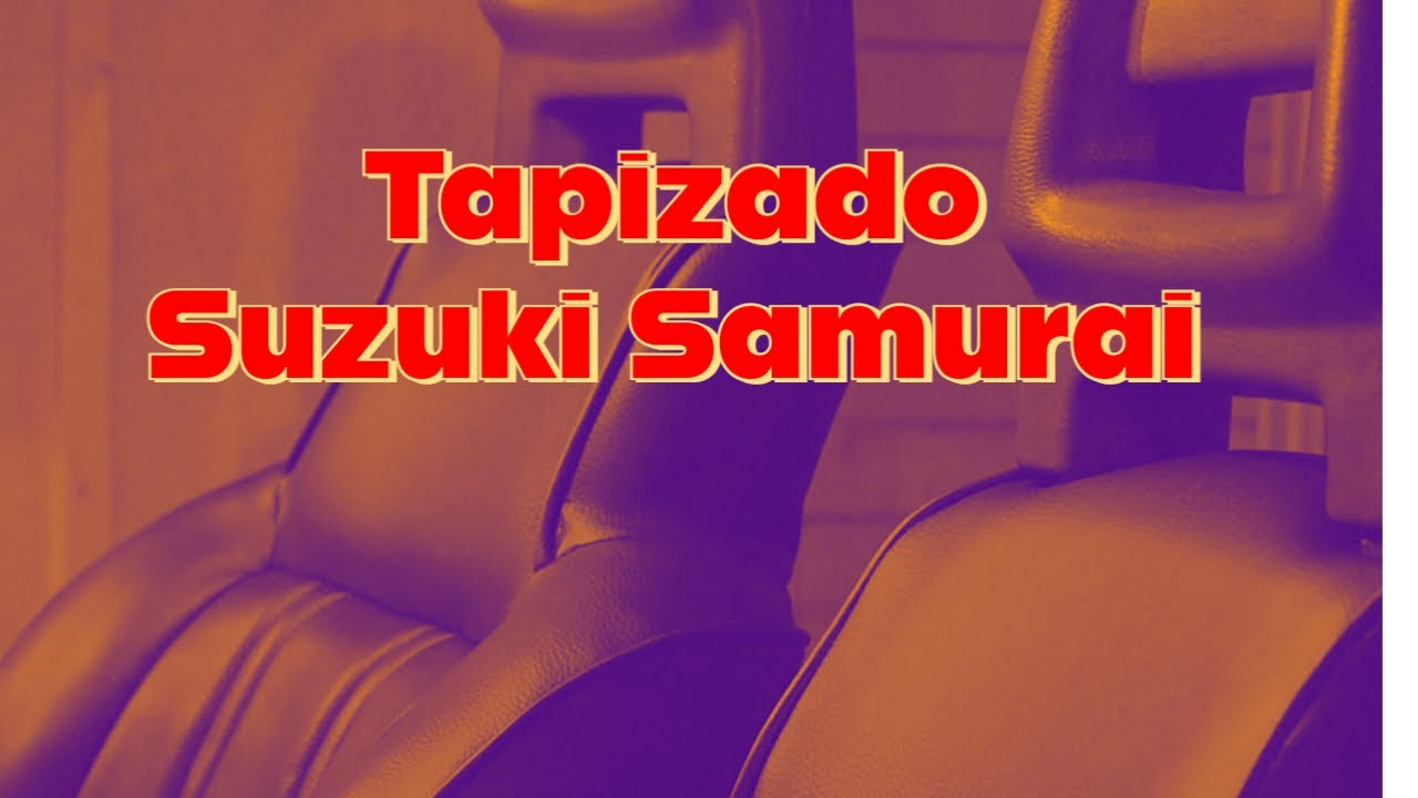 Tapizado de butacas Suzuki Samurai