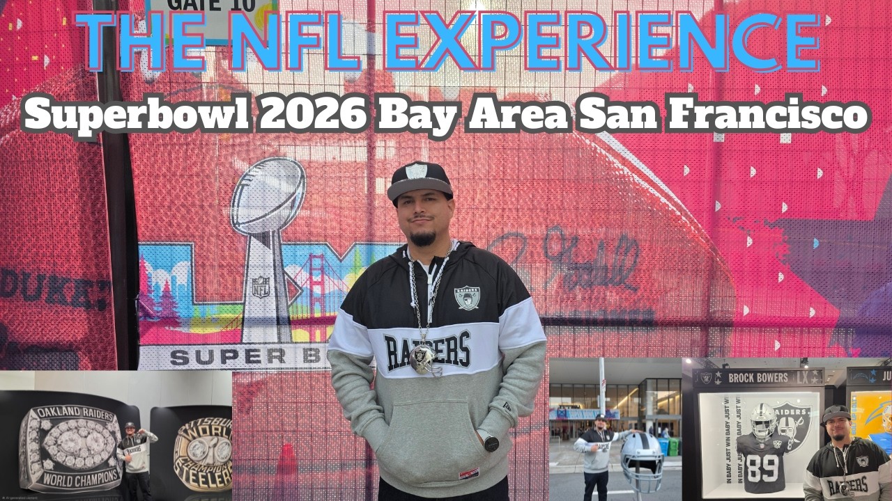 The NFL Experience Superbowl Bay Area San Francisco 2026 Vlog