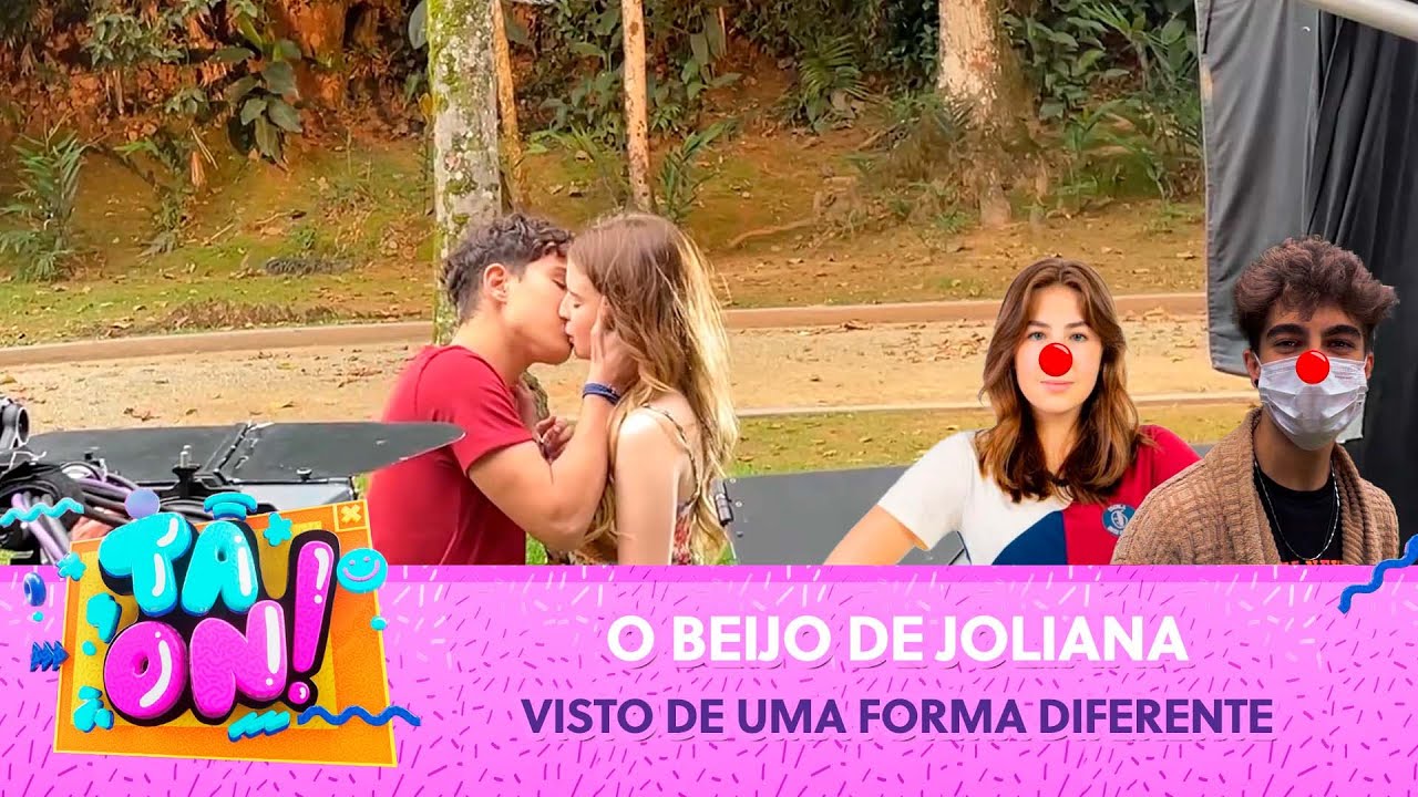 Cena exclusiva do beijo de Joliana! | Tá On