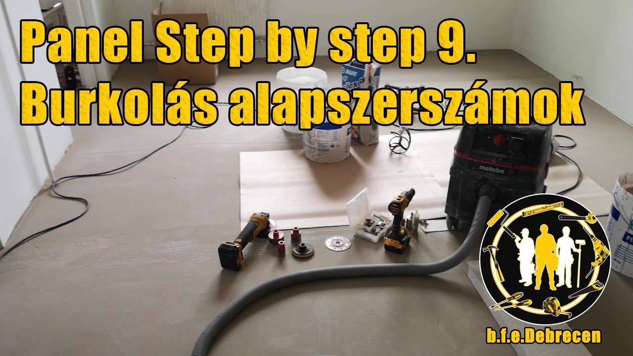 Burkolás alapszerszámok