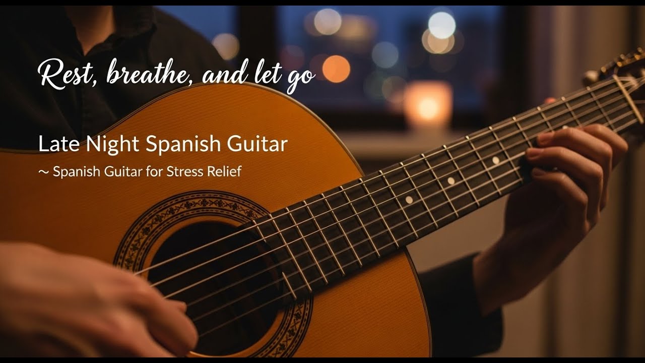 Relaja cuerpo y alma: Late Night Spanish Guitar ✦ Spanish Guitar Suave Para Dormir y Meditar