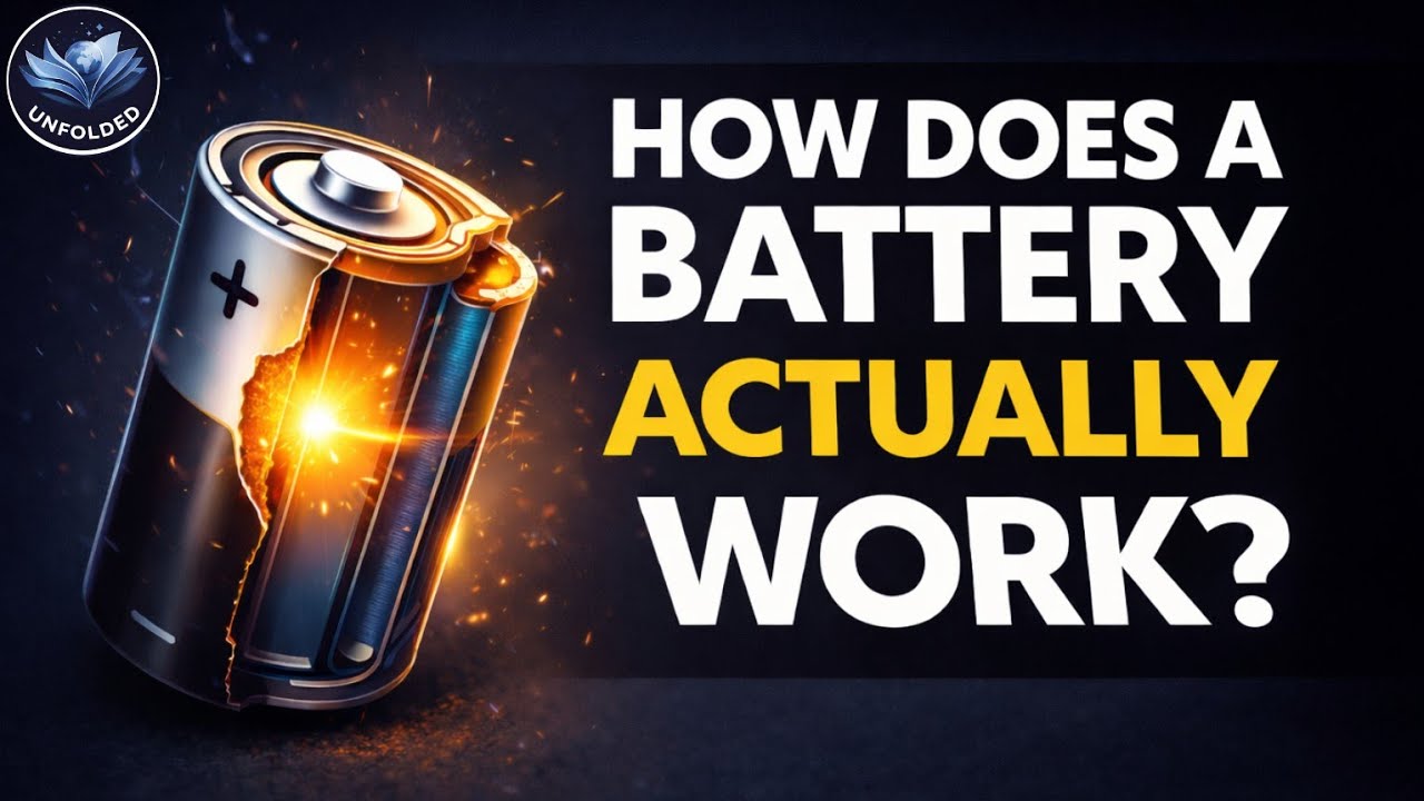 What Really Happens Inside a Battery? 🔋