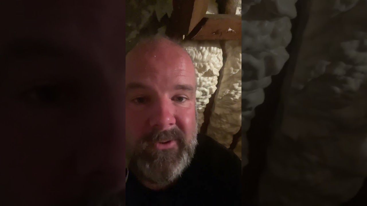 Spray foam insulation, Don&rsquo;t do it !