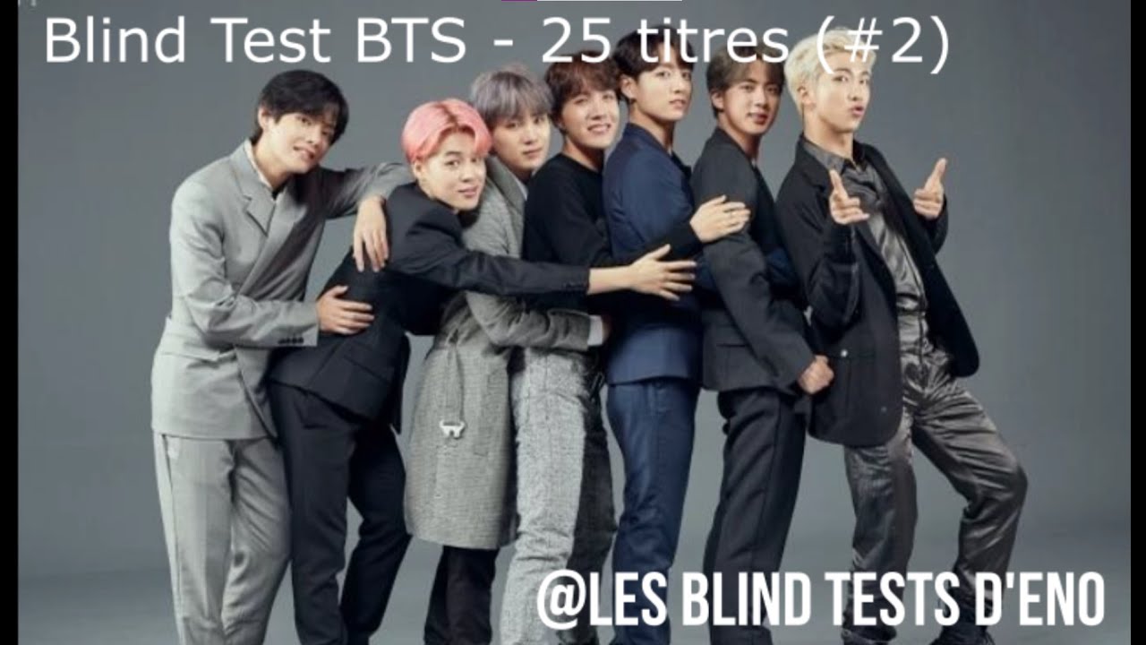 Blind Test BTS - 25 titres (#2)