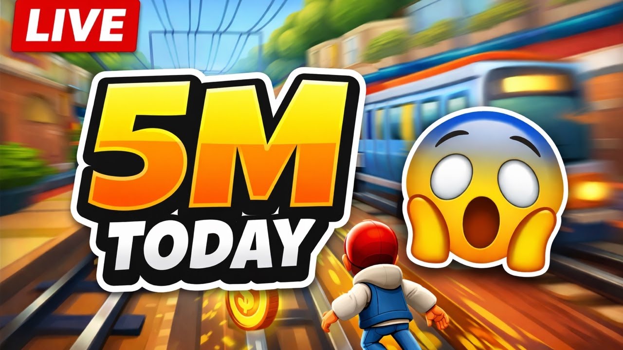 Subway Surfers LIVE 🔴 Don’t Blink 😱 | Crazy Run Happening