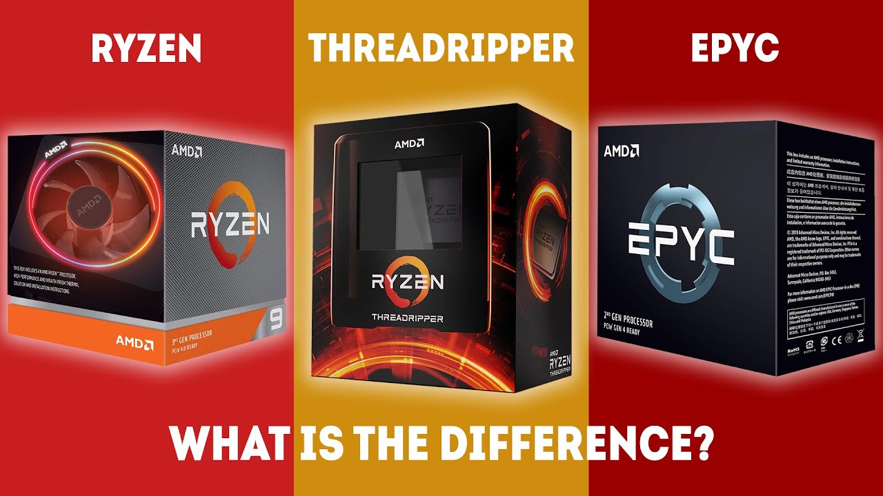 Ryzen, Threadripper и Epyc — в чём разница? [Простое руководство]