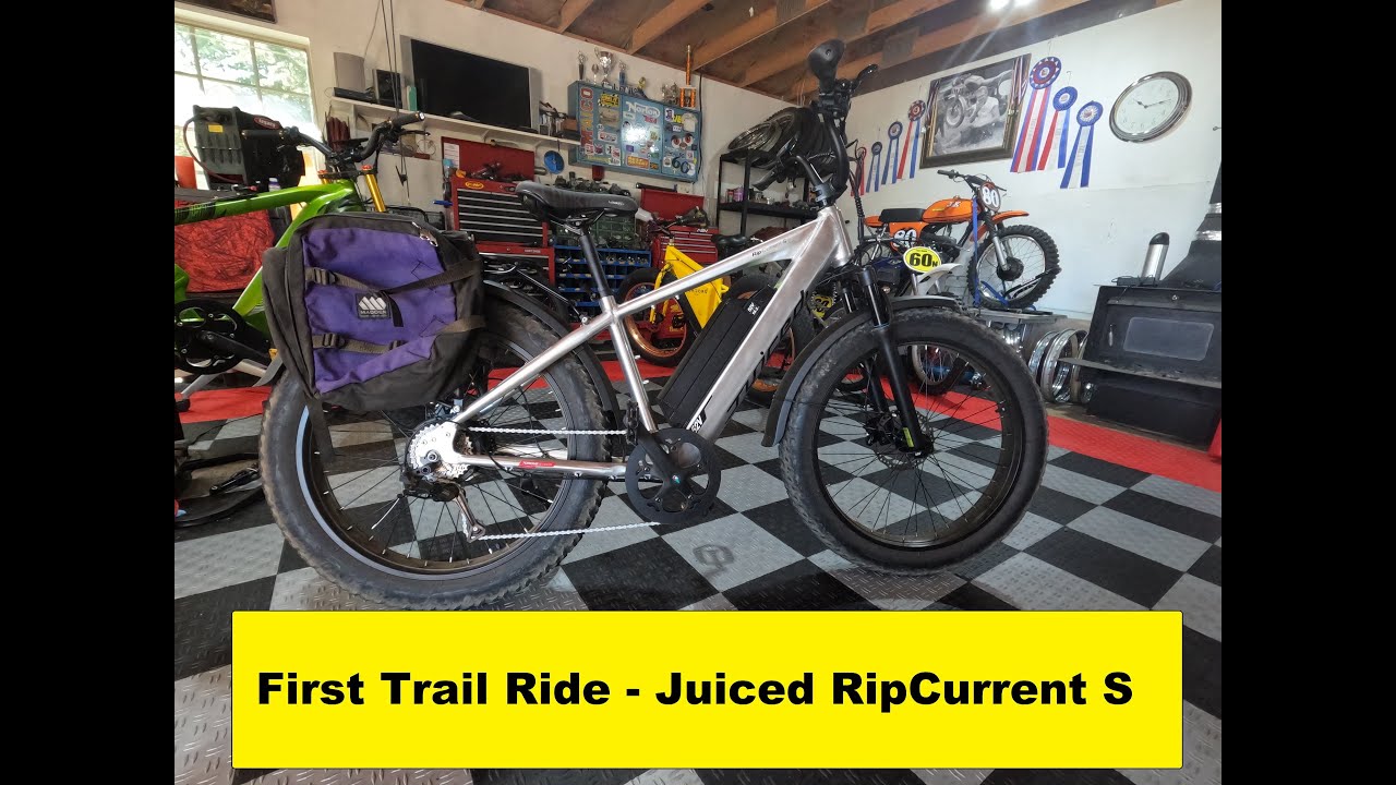 First trail ride -the Juiced RipCurrent S  rv camping ebike